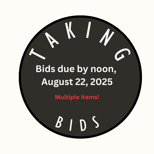 Taking Bids!
